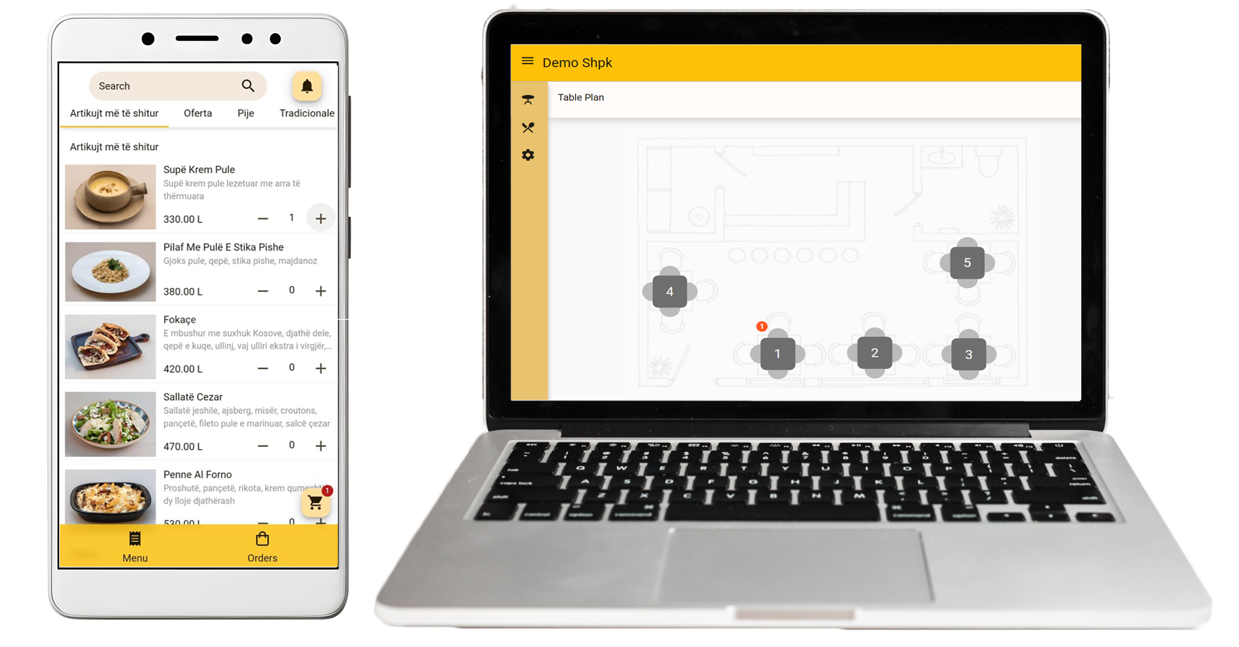 QuikOrd mobile app